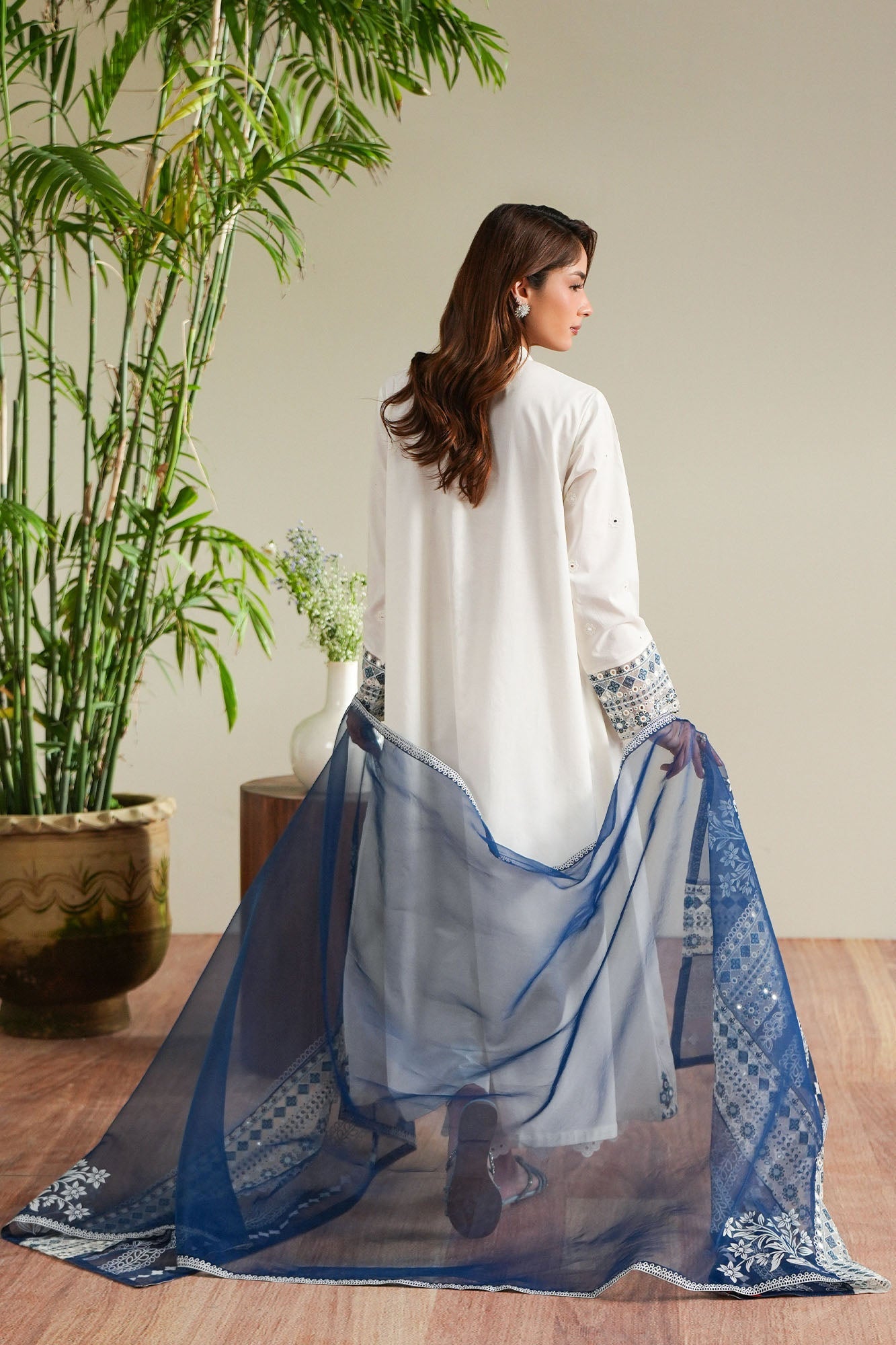 PORCELAIN PETAL - 2PC (SHIRT & DUPATTA)
