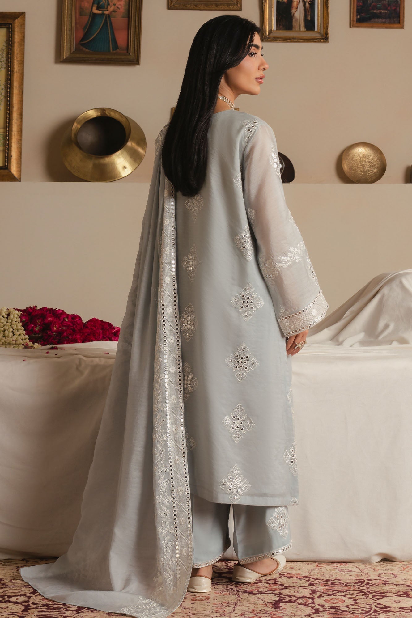ARCTIC FROST -3PC (SHIRT, TROUSER & DUPATTA)