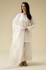PEARL WHITE-2PC (SHIRT & DUPATTA)