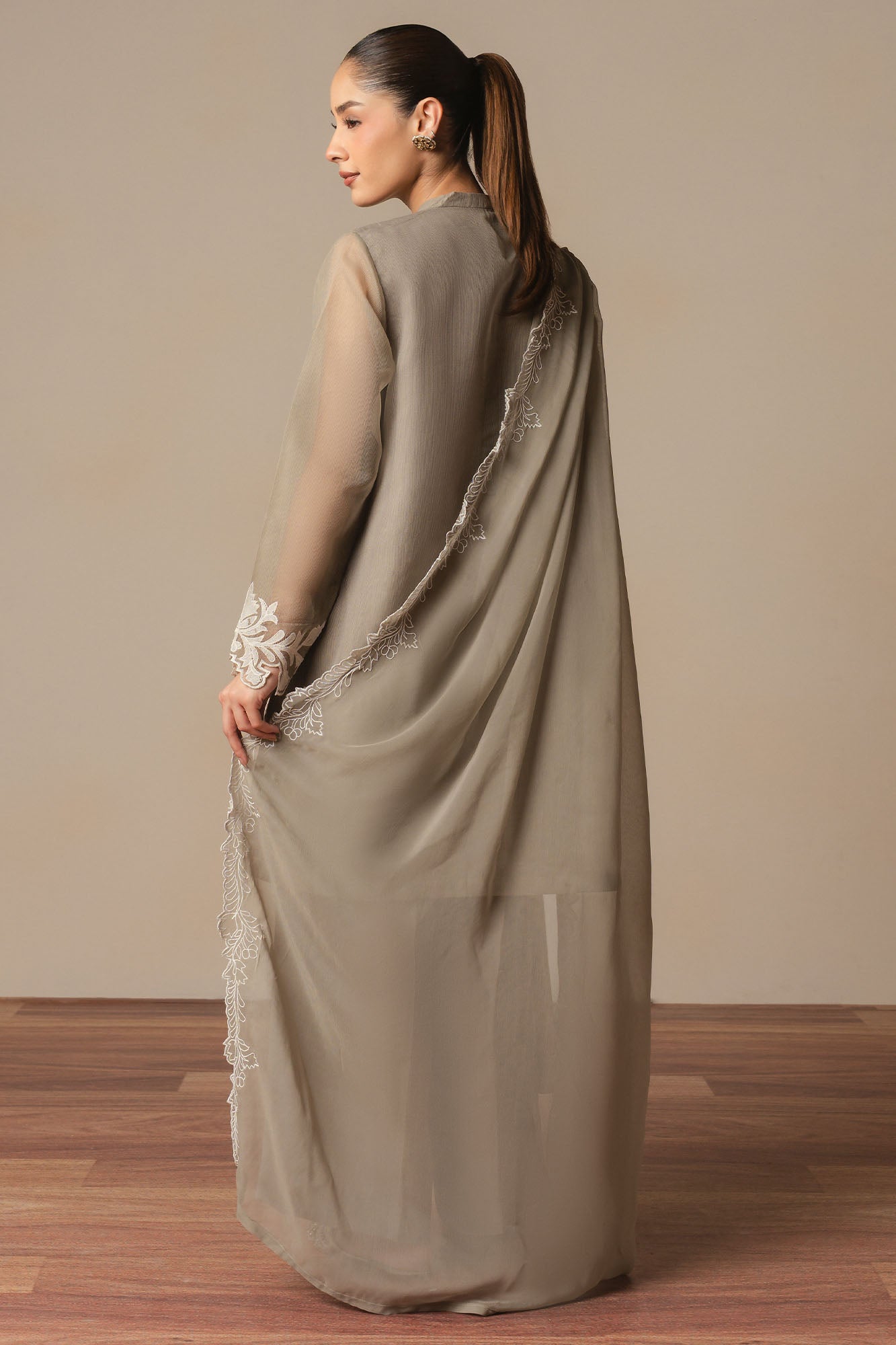 PURITAN GRAY -3PC (SHIRT, TROUSER & DUPATTA)