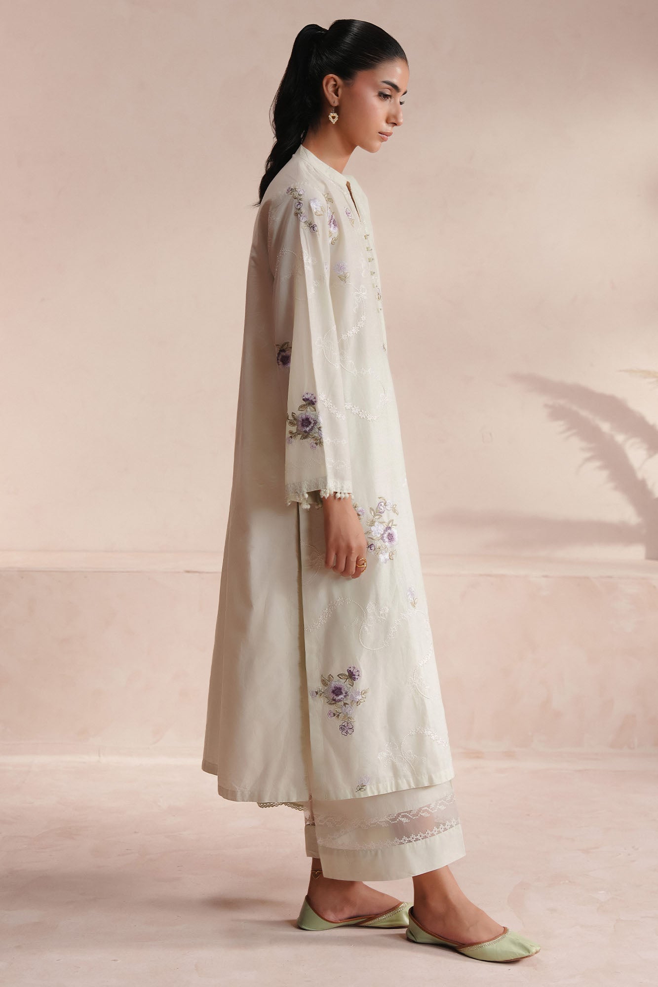SCENIC GREEN-3PC (SHIRT, TROUSER & DUPATTA)