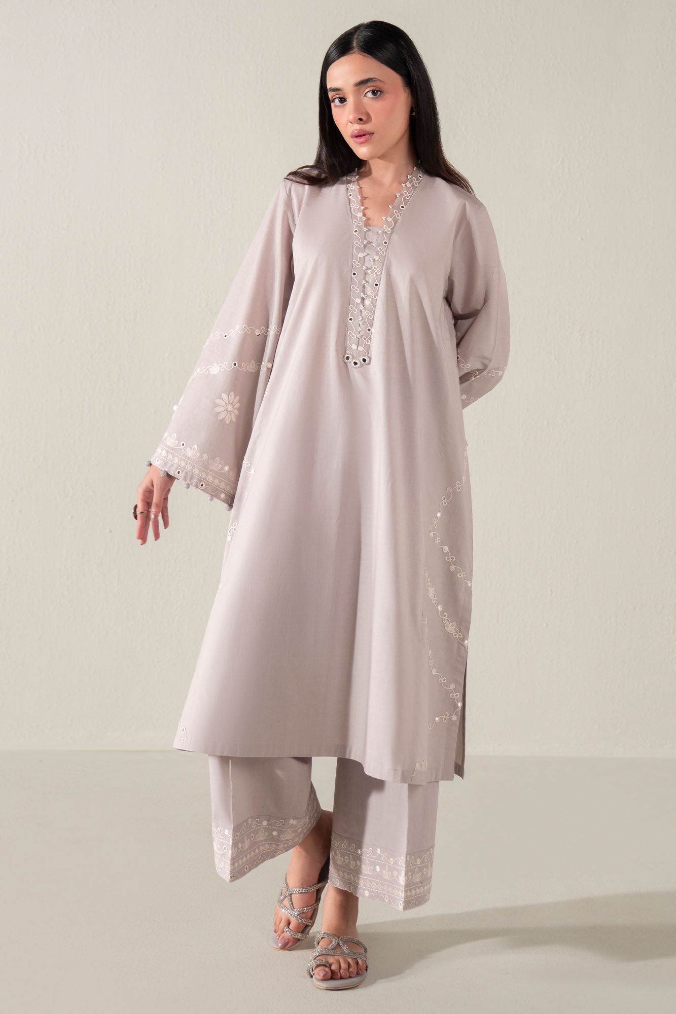 ASHES OF ROSE -2PC (SHIRT & TROUSER)