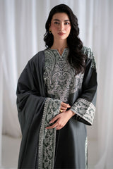 EMERALD GROVE-3PC (SHIRT, TROUSER & DUPATTA)