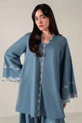 AURELIAN BLUE-2PC (SHIRT & SHALWAR)