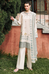SUBTLE BEIGE-3PC (SHIRT, TROUSER & DUPATTA)