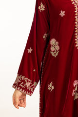Velvet Embroidered Co-Ord Set