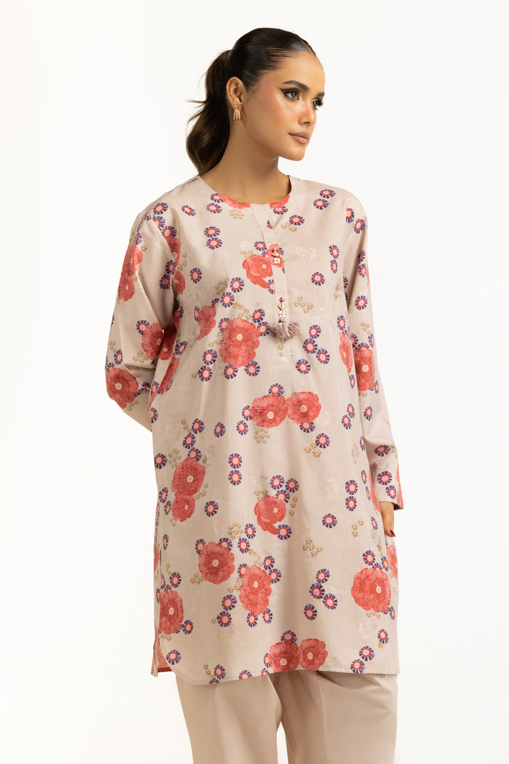 Viscose Jacquard Printed Co-Ord Set