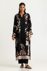 Viscose Raw Silk Embroidered Co-Ord Set