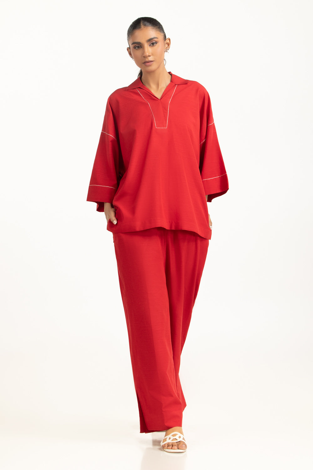 Viscose Slub Co-Ord Set