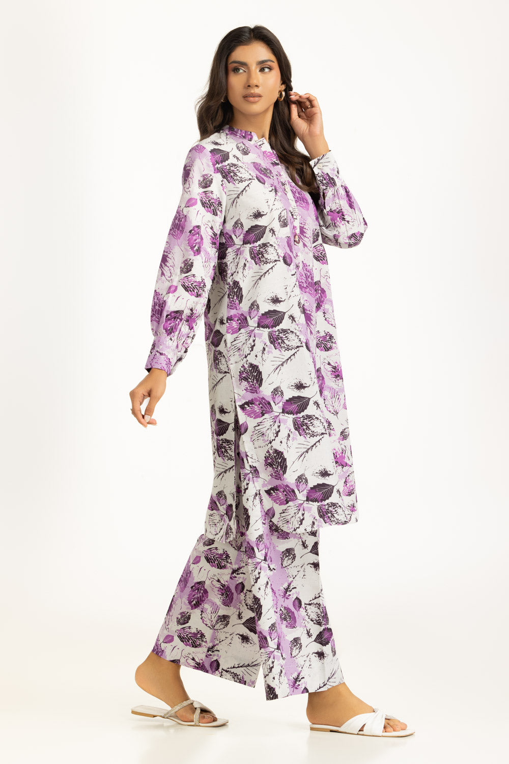 Viscose Slub Printed Co-Ord Set