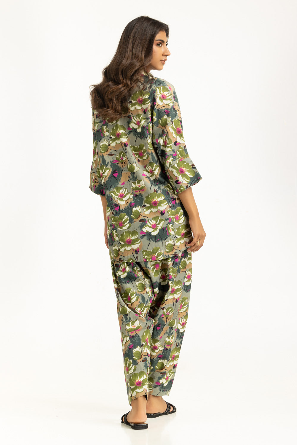 Viscose Slub Printed Co-Ord Set
