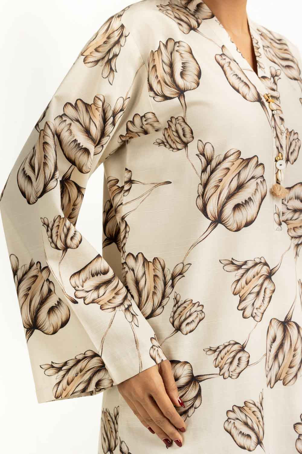 Viscose Slub Printed Co-Ord Set