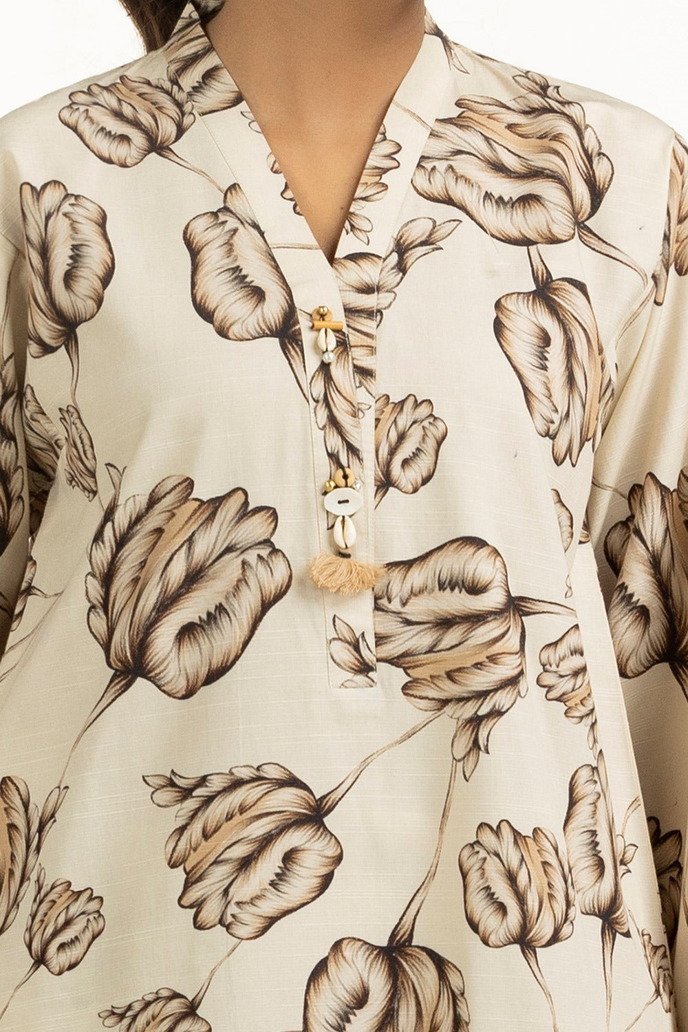 Viscose Slub Printed Co-Ord Set