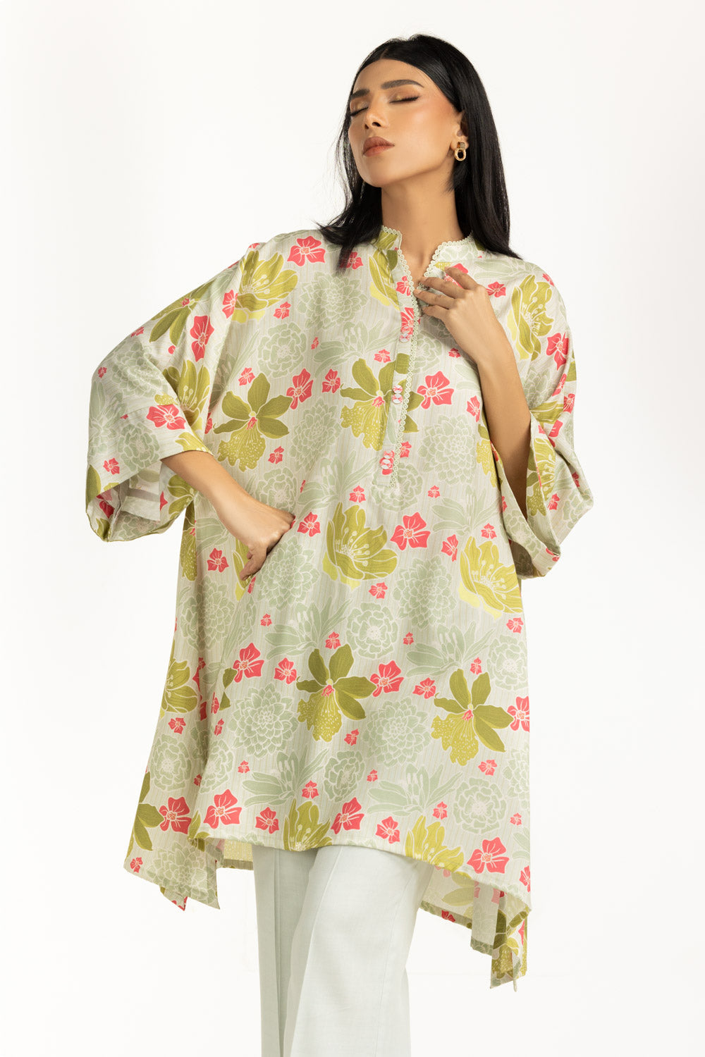 Viscose Slub Printed Co-Ord Set