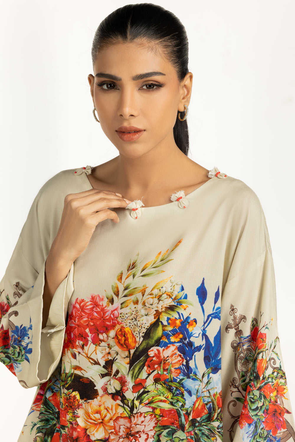 Viscose Slub Printed Co-Ord Set