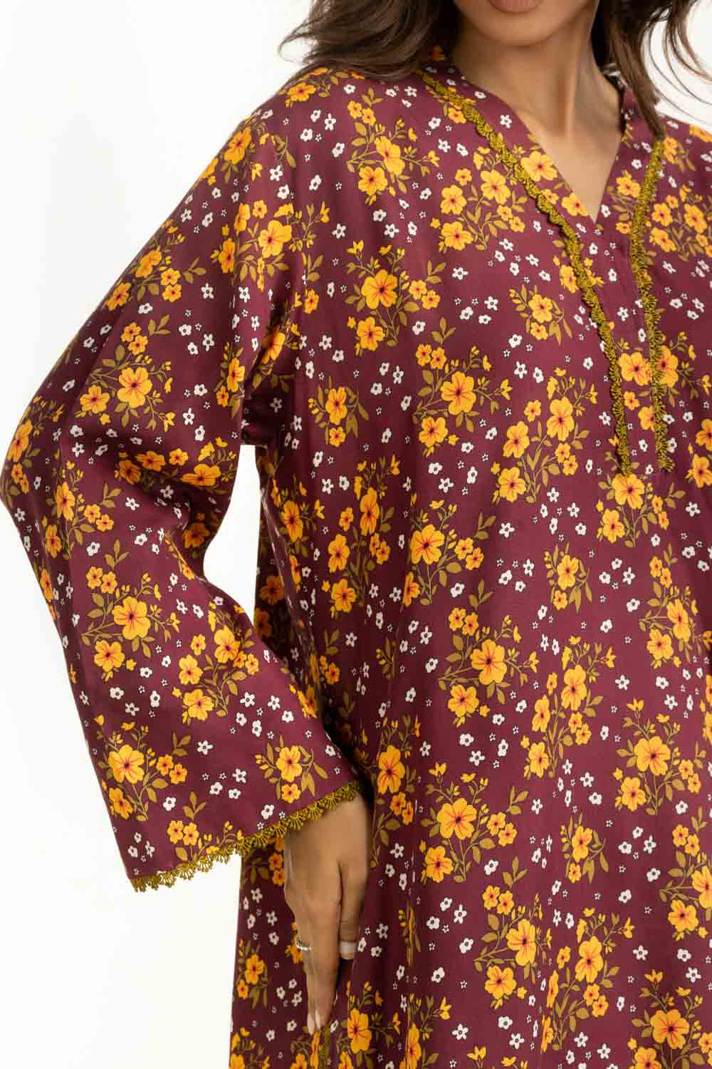 Viscose Slub Printed Co-Ord Set