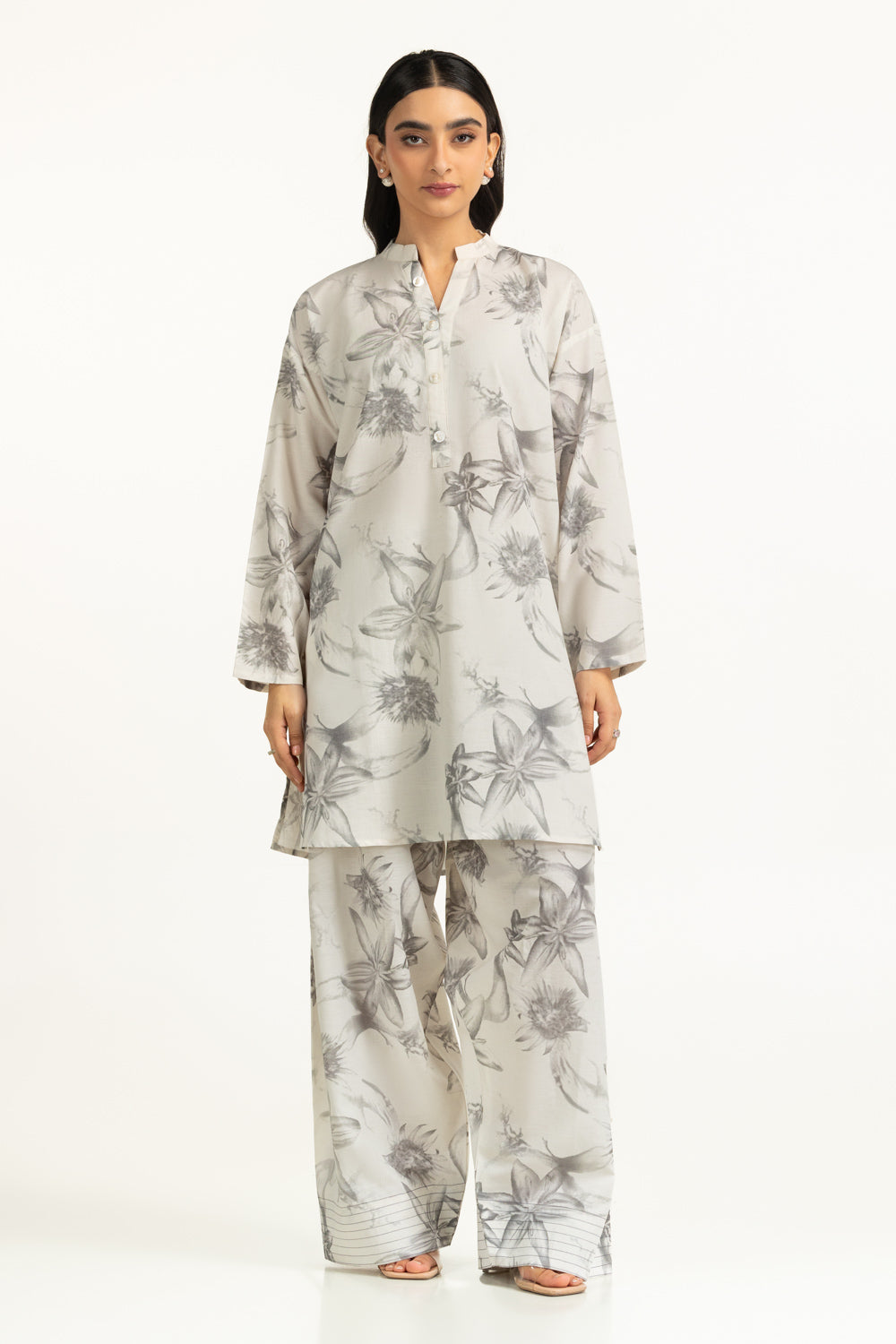 Viscose Slub Printed Co-Ord Set