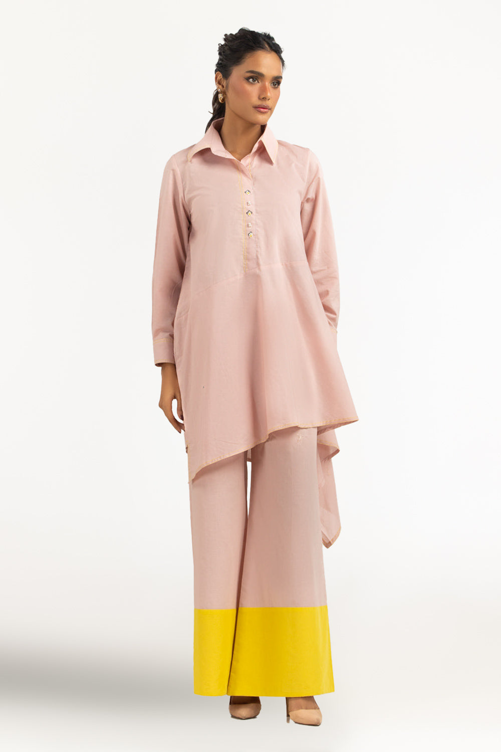 Cotton Dyed Bana Dora Co-Ord Set