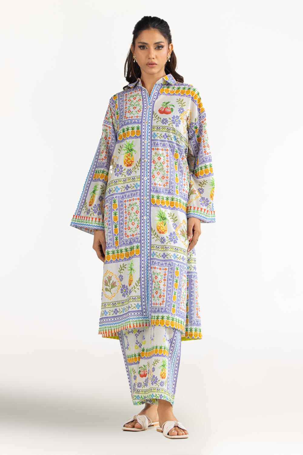 Cotton Viscose Printed Co-Oed Set