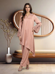 2 Piece Silk Premium Suit- Embroidered (Pret)