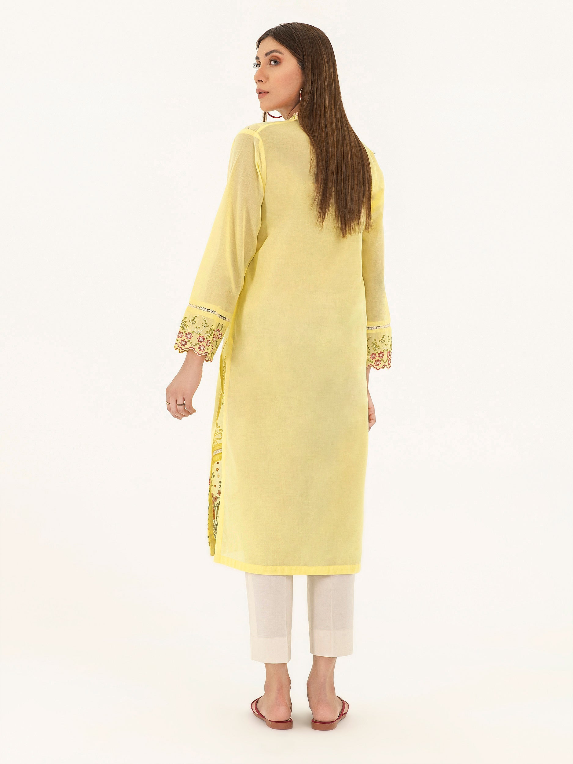 Lawn Shirt- Embroidered (Pret)