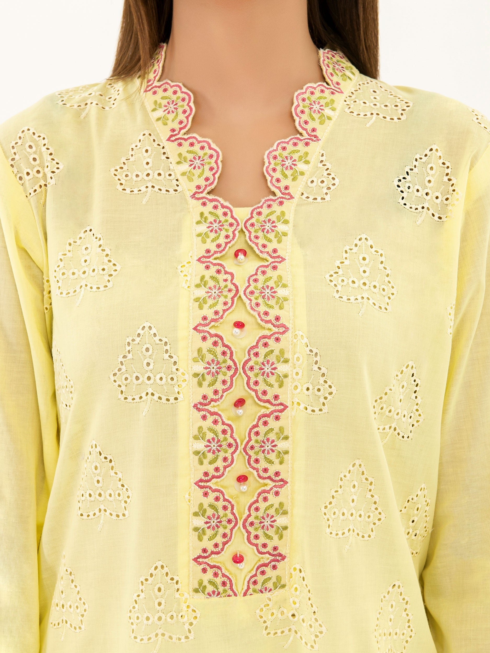 Lawn Shirt- Embroidered (Pret)