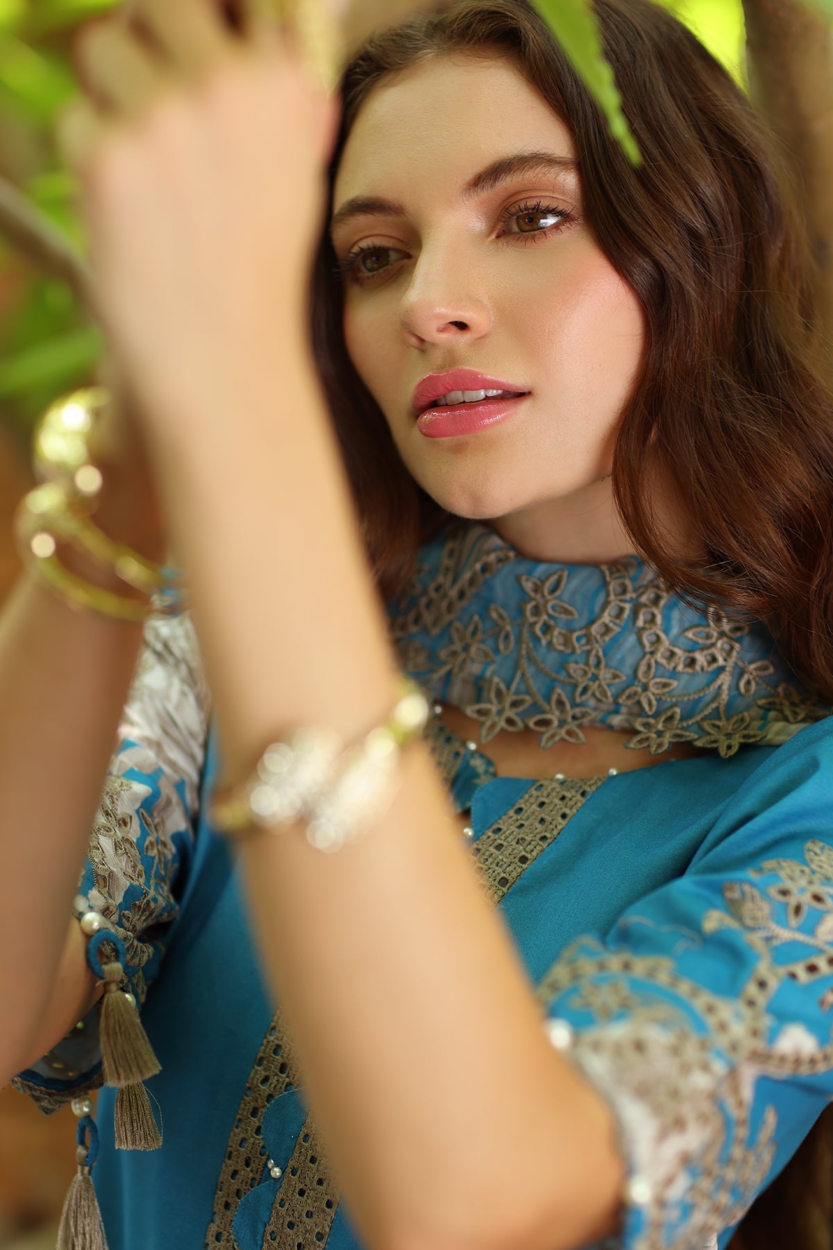 3-PC Stitched Embroidered Lawn Collection RM6-03P