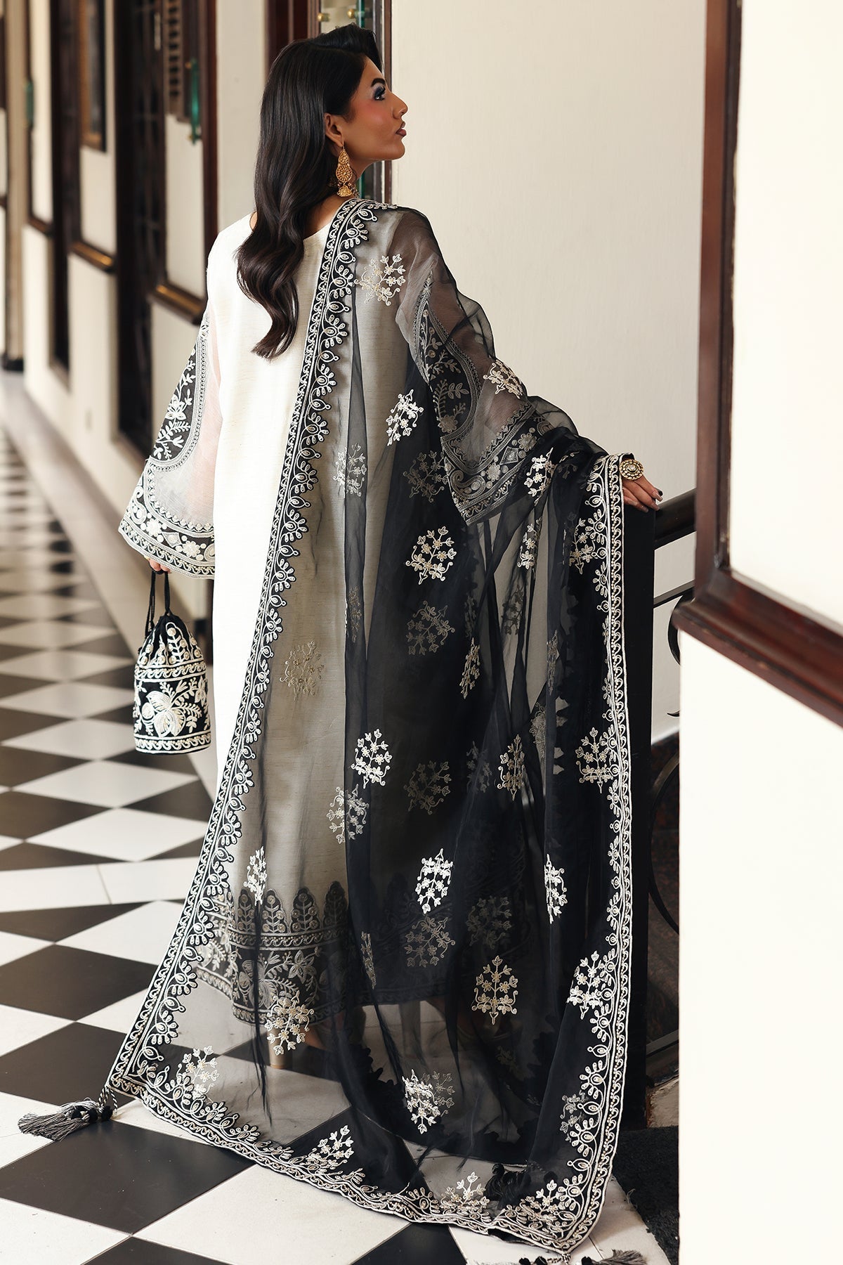 3-PC  Embroidered Cotton CMA-5-236