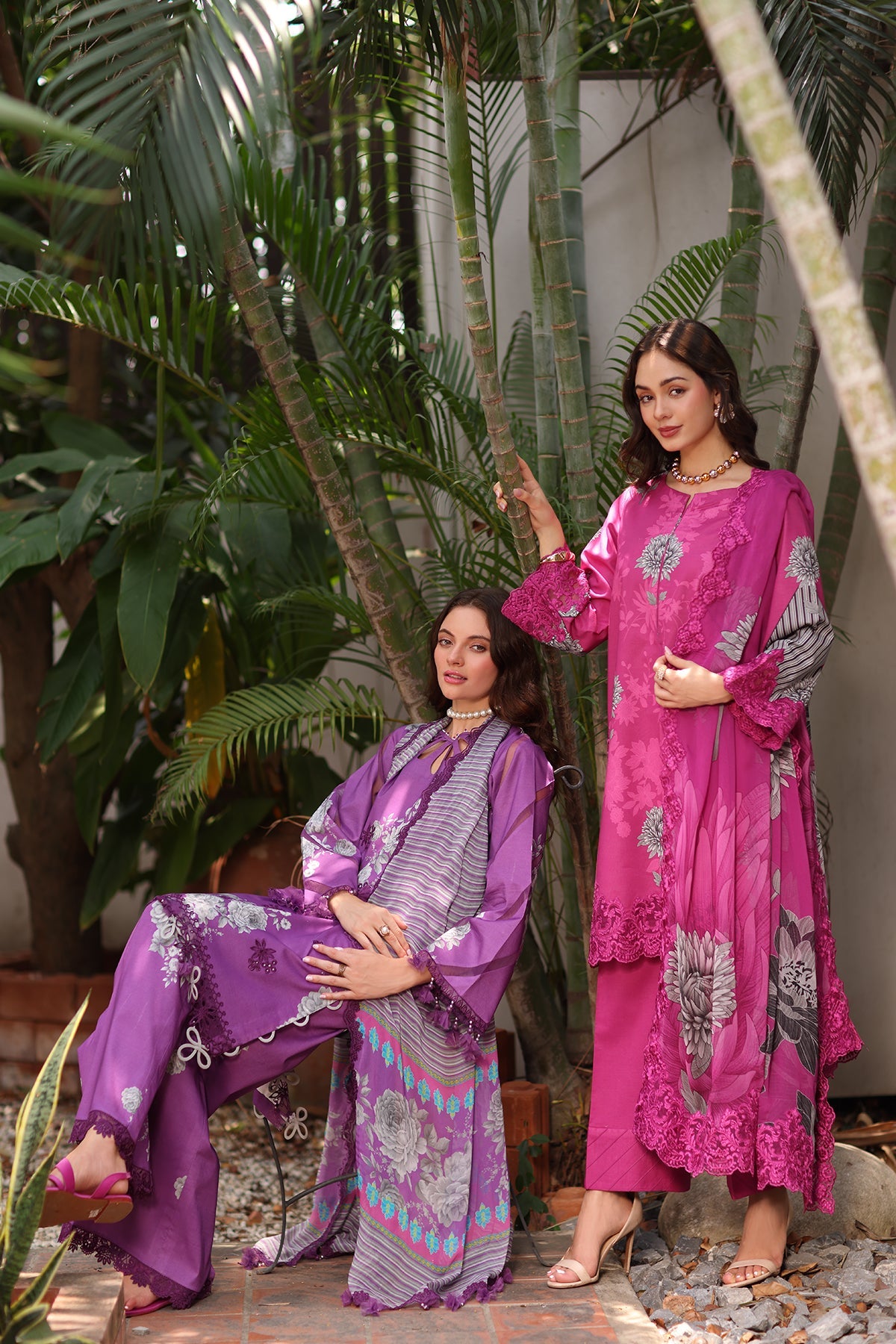 3-PC Stitched Embroidered Lawn Collection RM6-04P