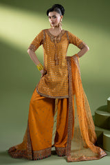 3-PC Embroidered Raw-Silk Suit CMA-6-260