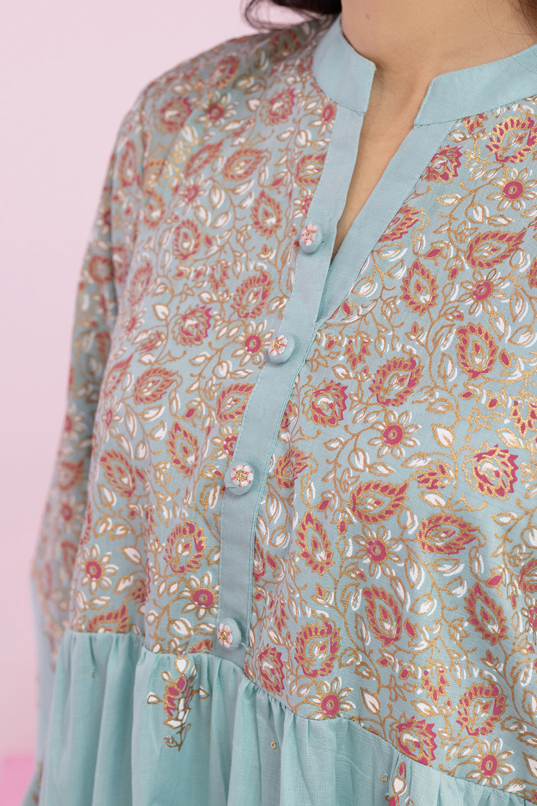 Embroidered Kurta Dupatta Trouser - 2504