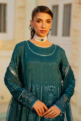 Embroidered Kurta Dupatta Trouser - 0738