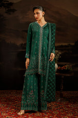 Embroidered Kurta Dupatta Trouser - 2735