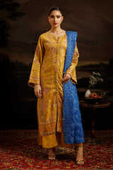 Embroidered Kurta Dupatta Trouser - 0760