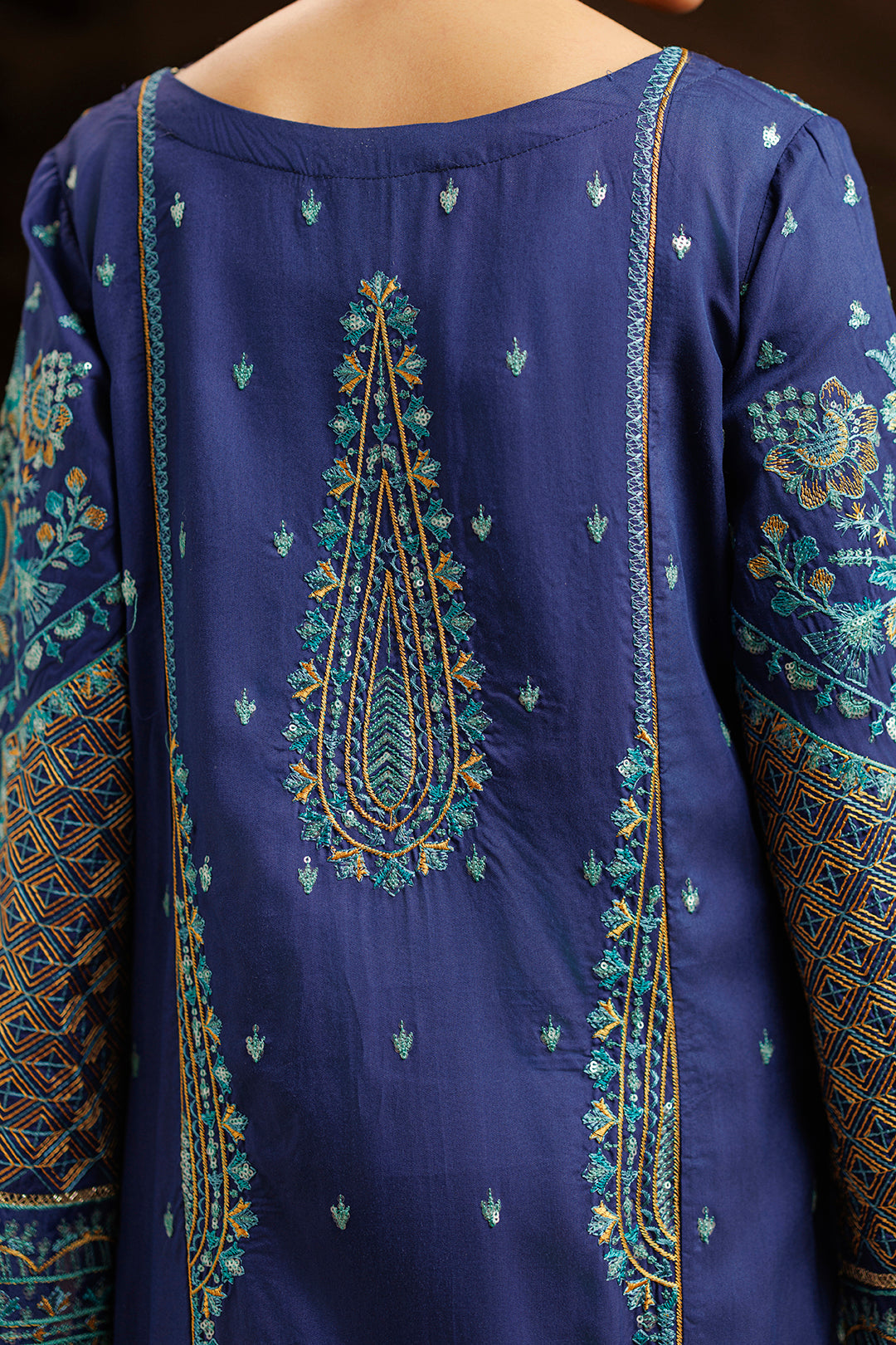Embroidered Kurta Dupatta Trouser - 0764