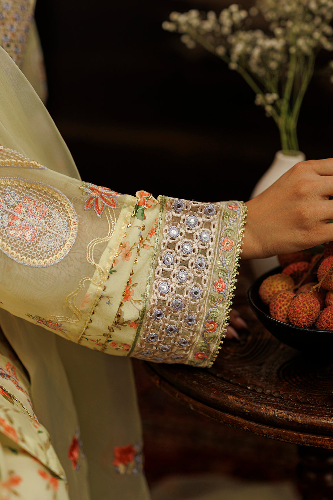 Embroidered Kurta Dupatta Trouser - 0770
