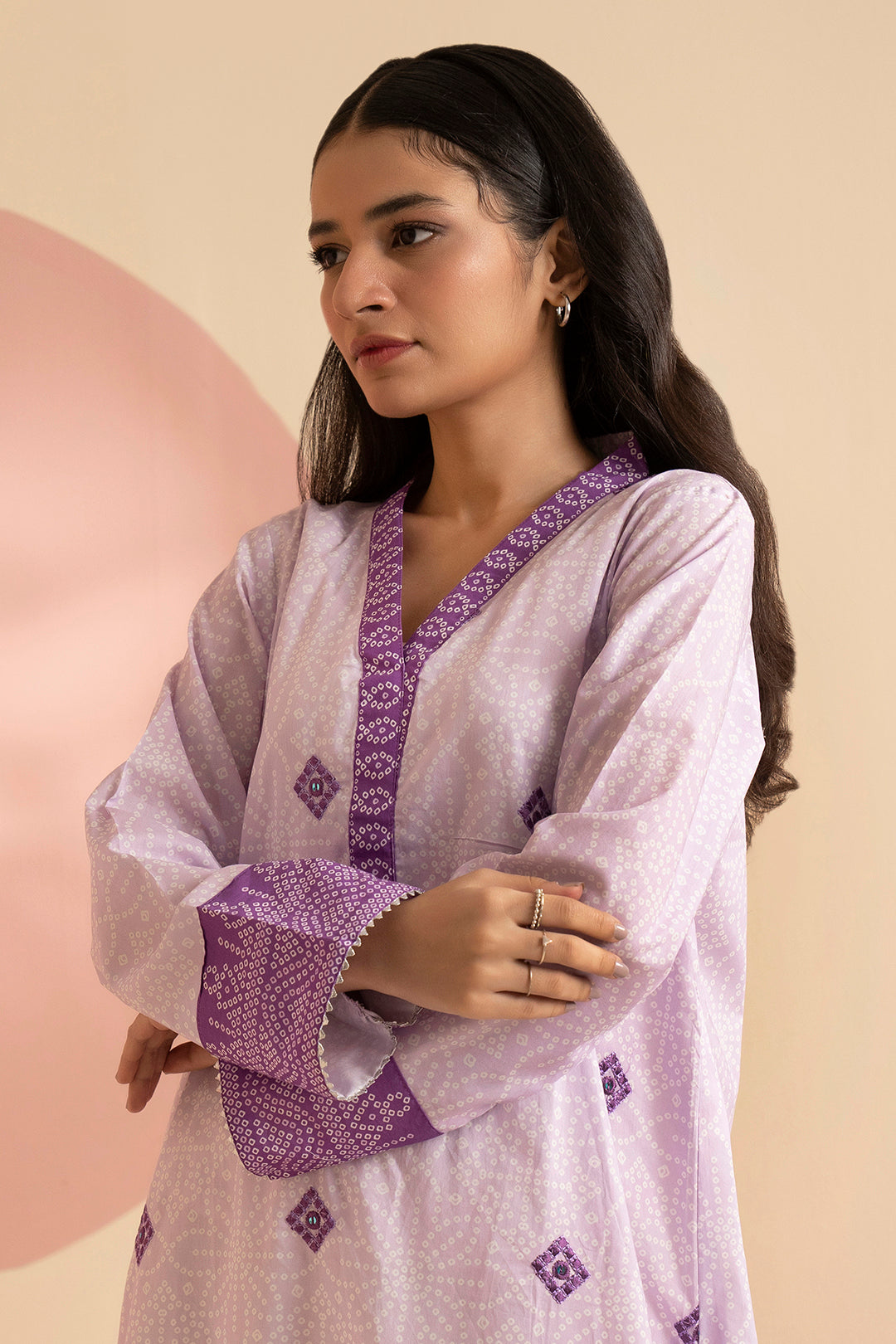 Embroidered Kurta - 1649