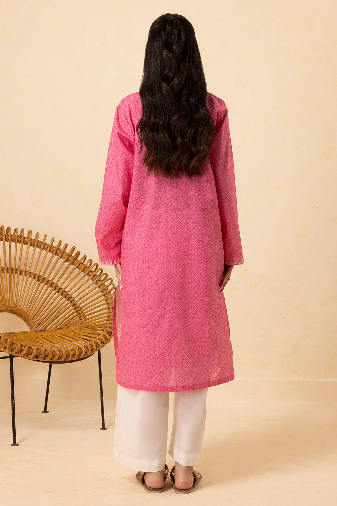 Embroidered Kurta - 2073