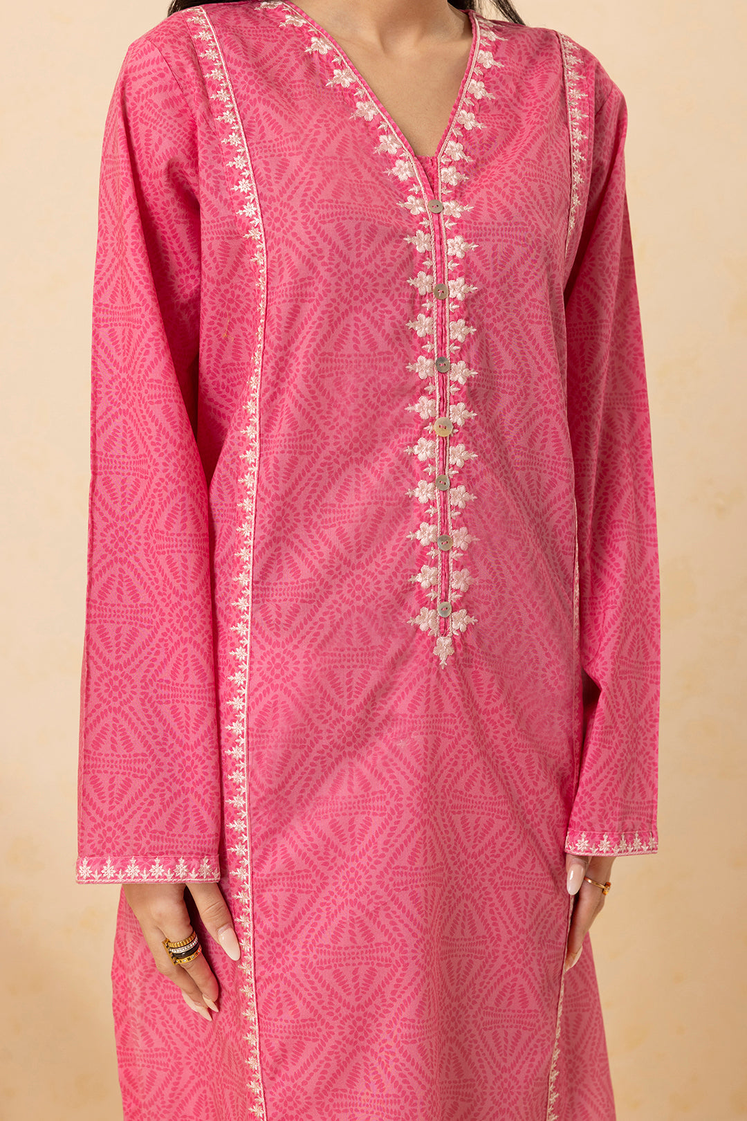 Embroidered Kurta - 2073
