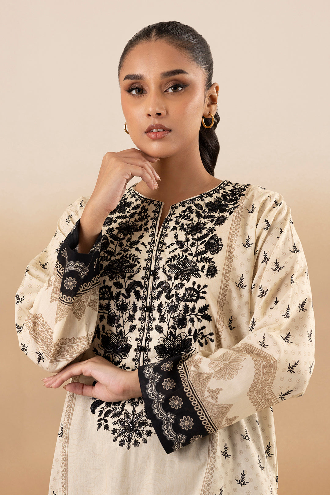Embroidered Kurta - 2275