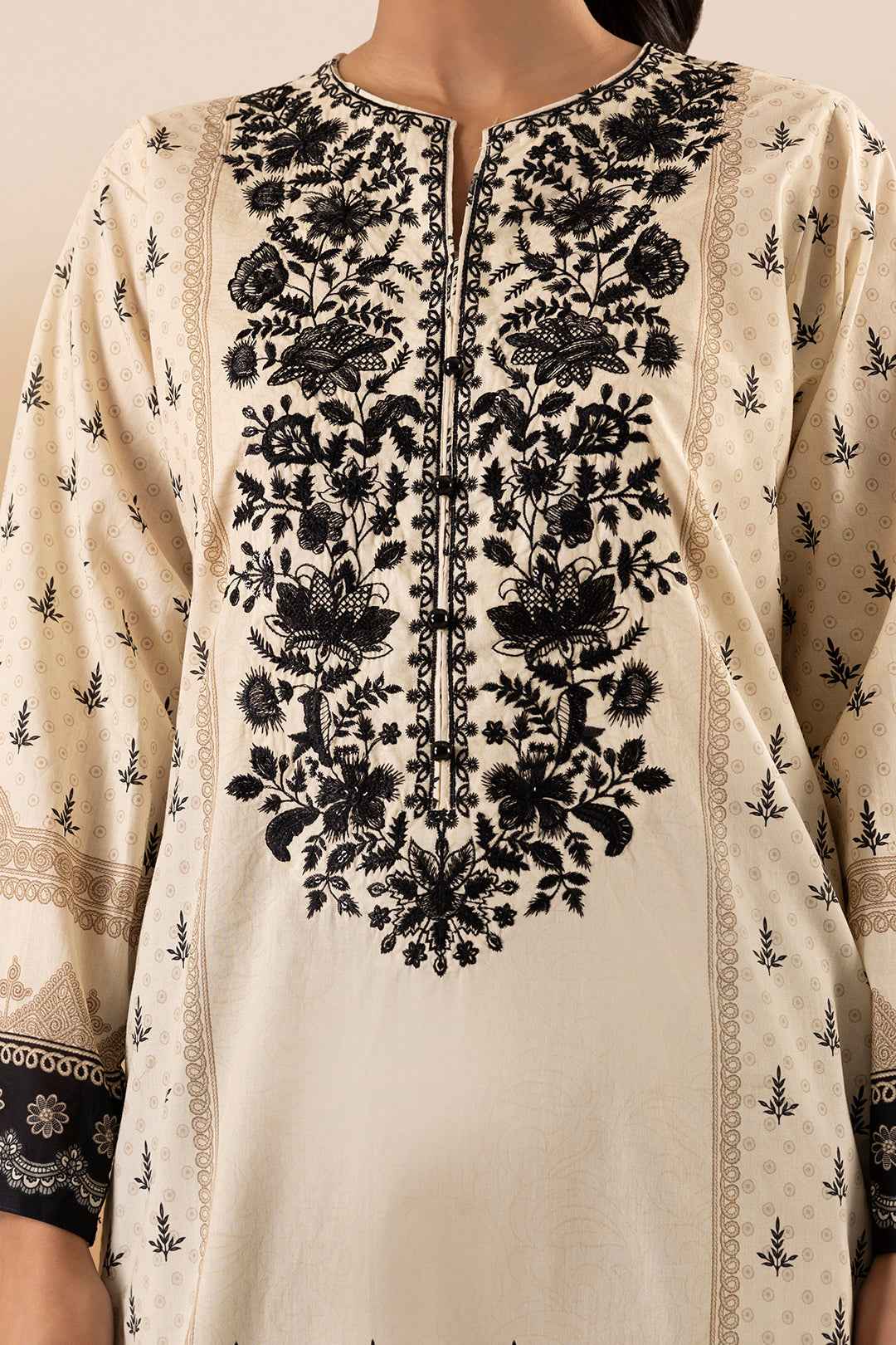 Embroidered Kurta - 2275