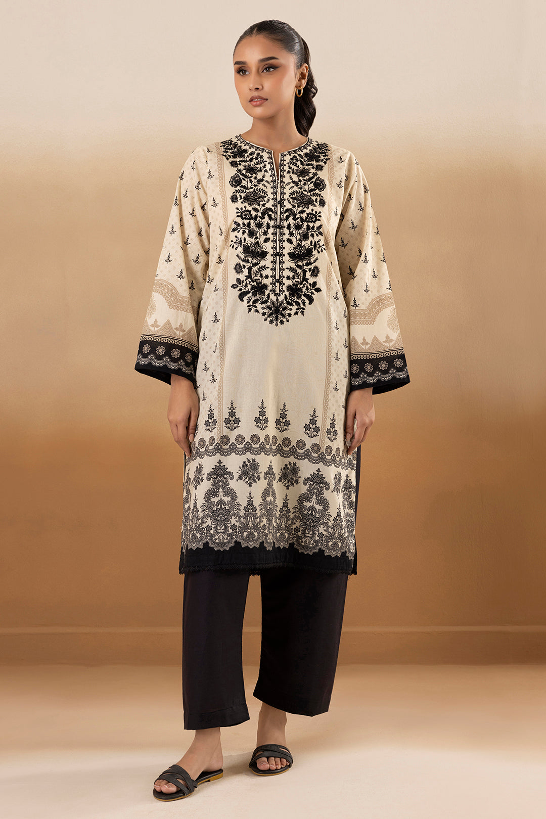 Embroidered Kurta - 2275