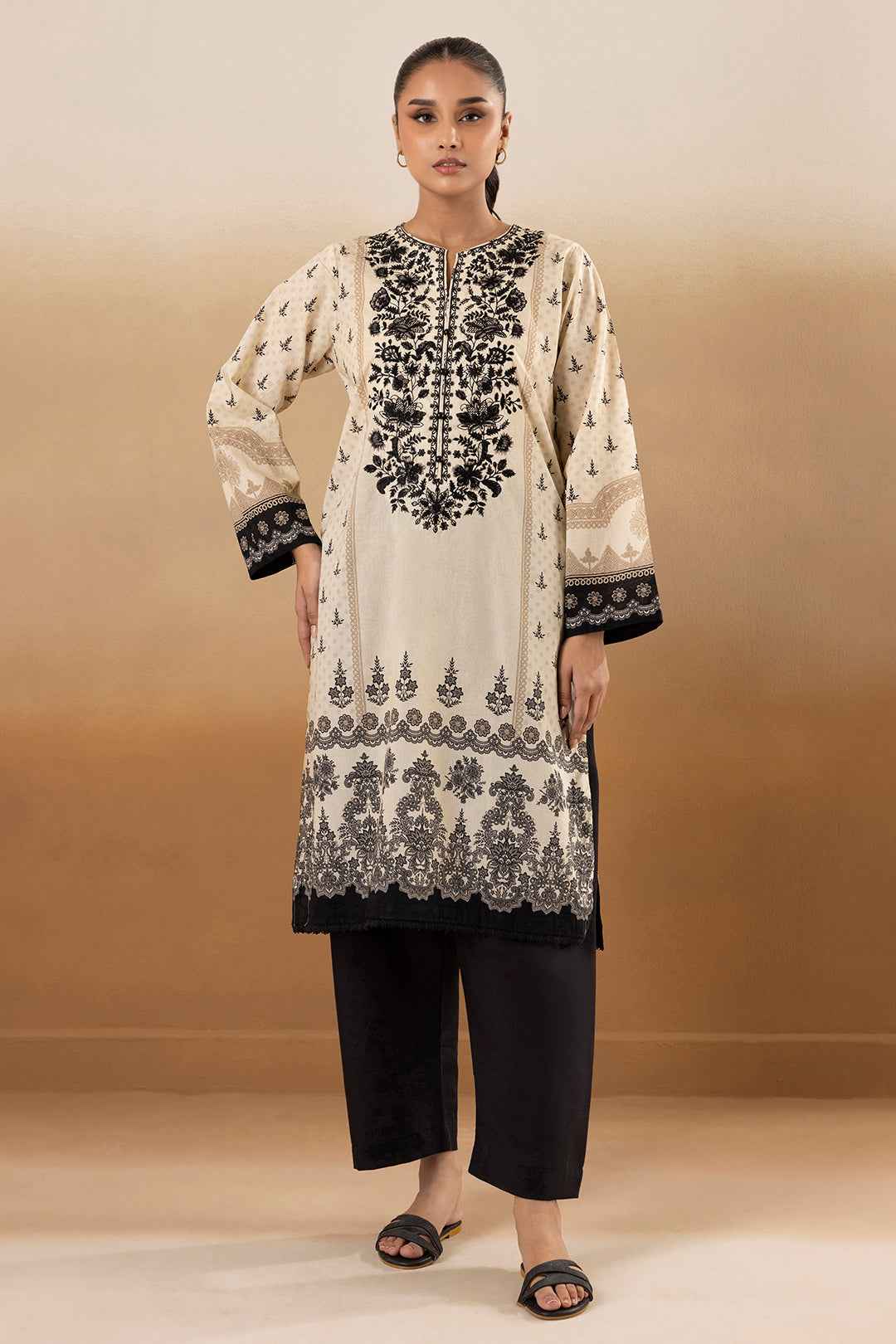 Embroidered Kurta - 2275