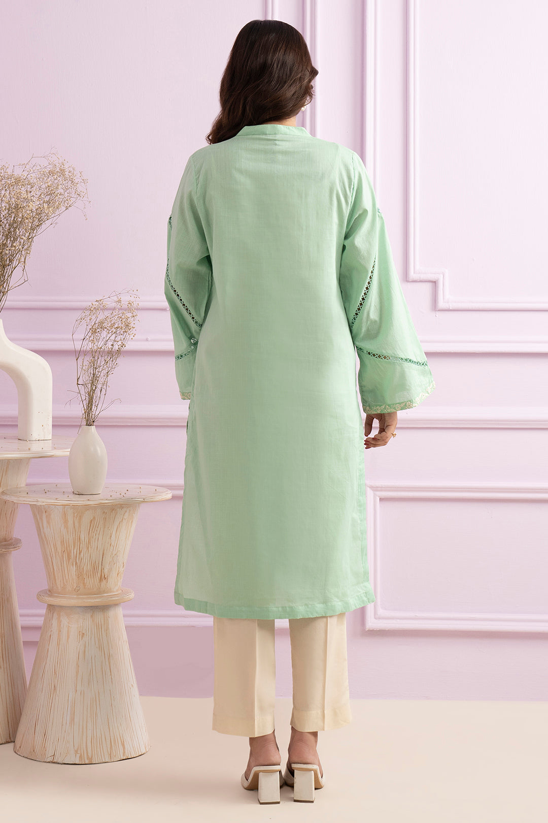 Embroidered Kurta - 2518
