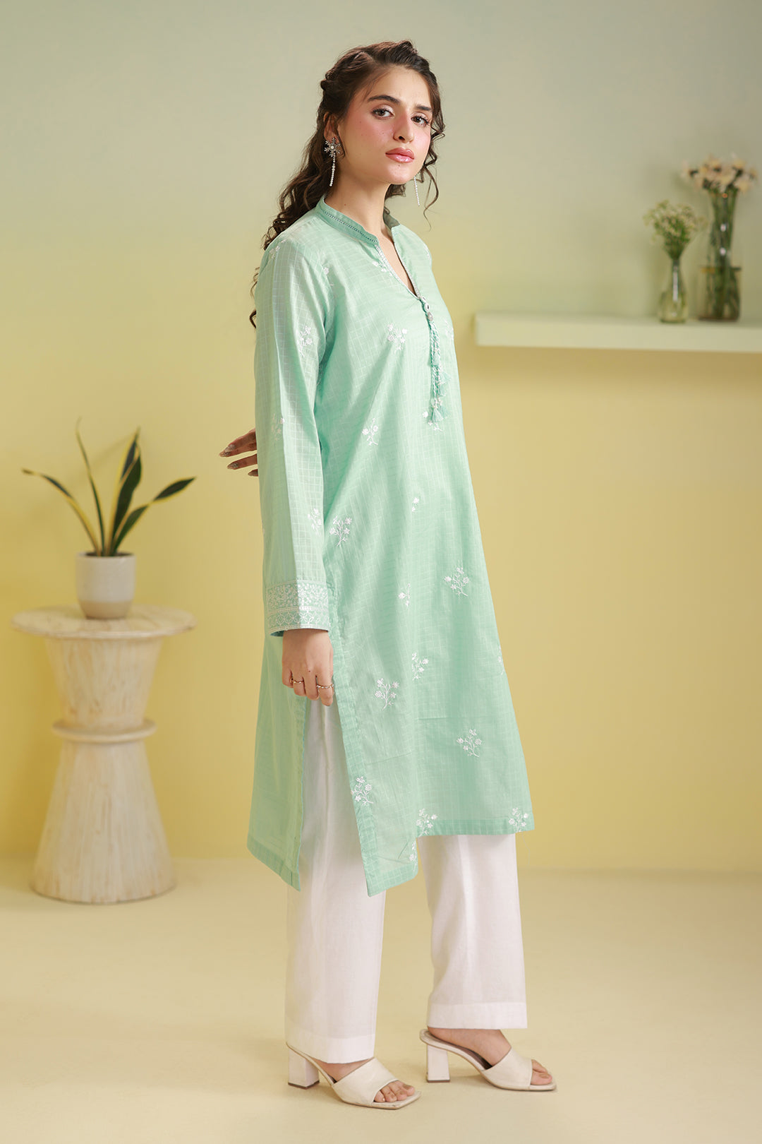 Embroidered Kurta - 2614