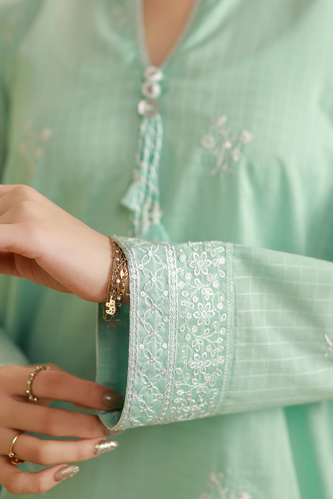 Embroidered Kurta - 2614