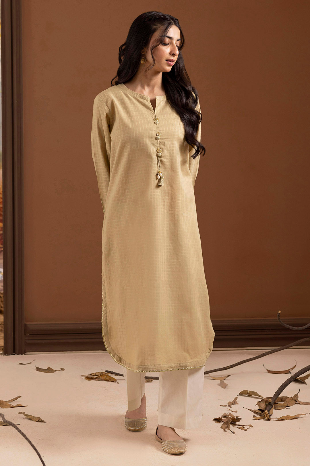 Embroidered Kurta - 2615