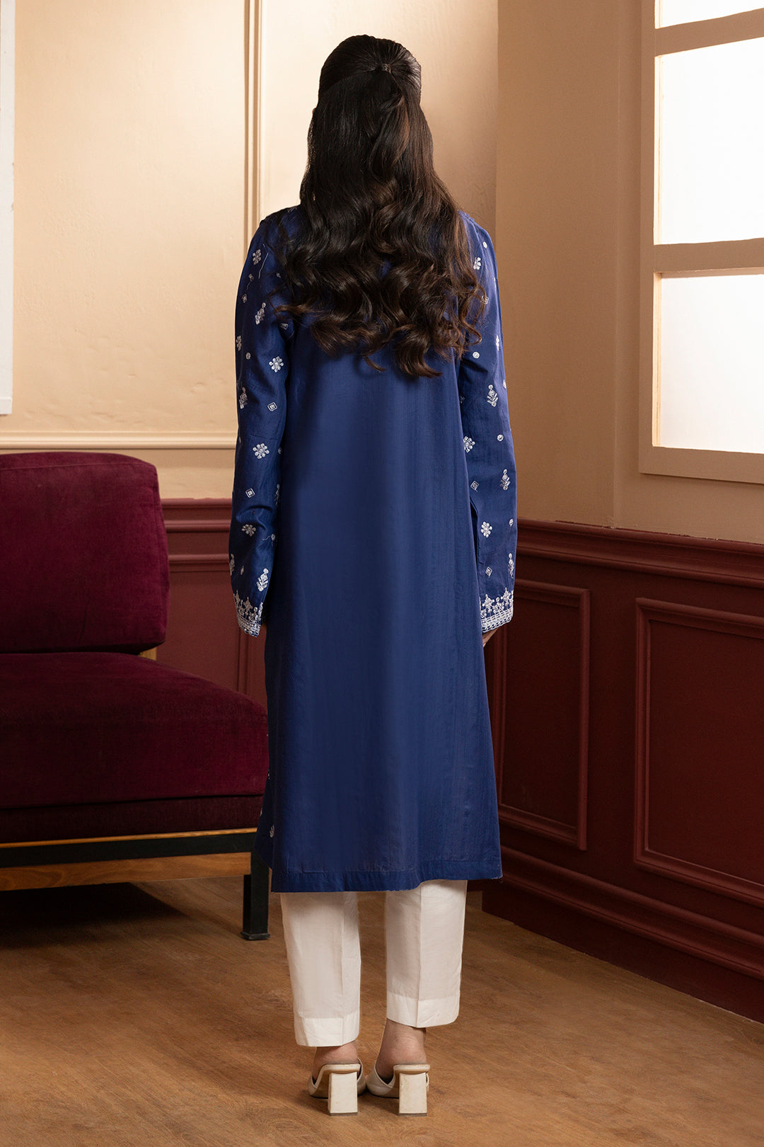 Embroidered Kurta - 2619