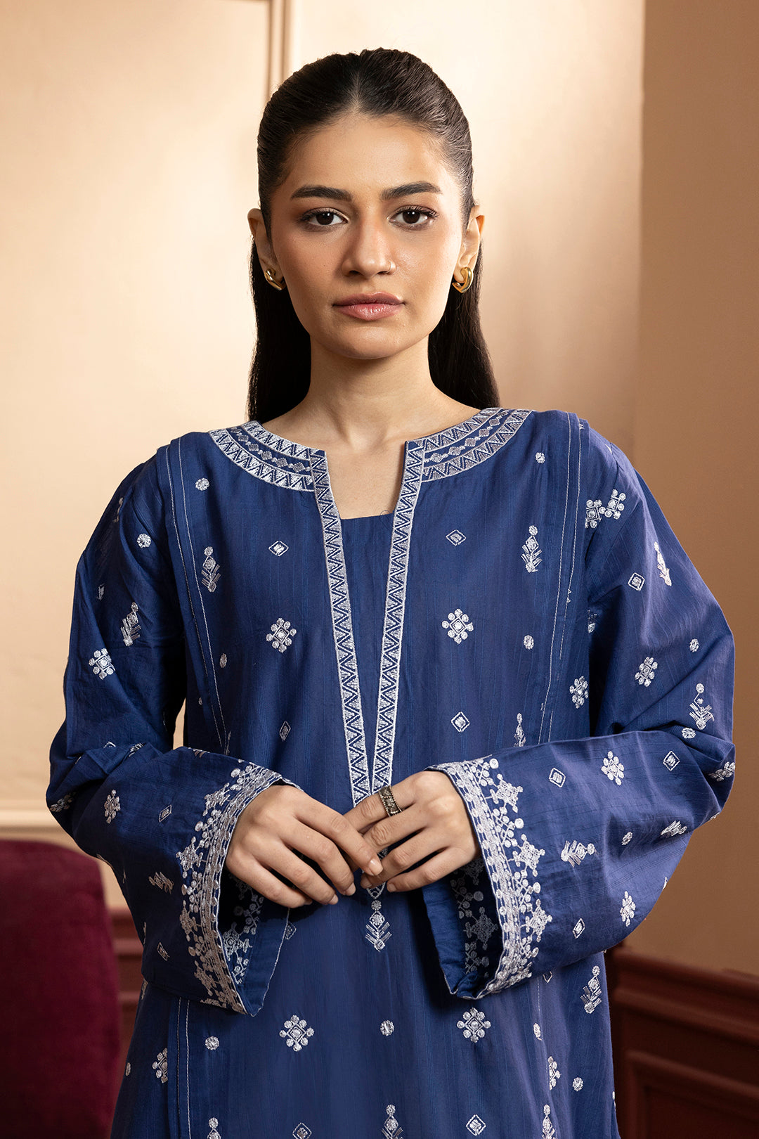 Embroidered Kurta - 2619