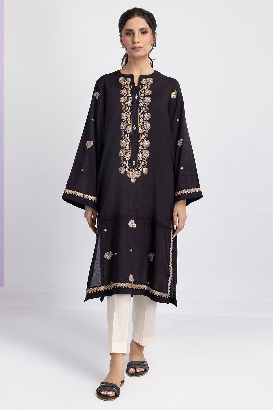 Embroidered Kurta - 2622